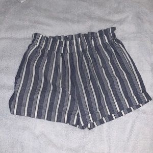Womens Striped Shorts